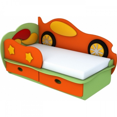 Ліжко "Машинка" з бортиком