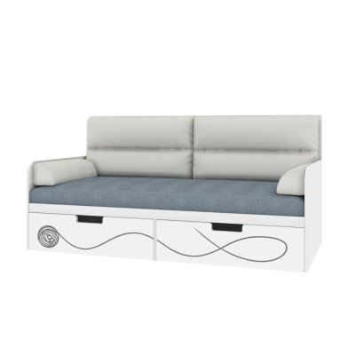 Кровать-диван KS-L-010 с мягкой частью